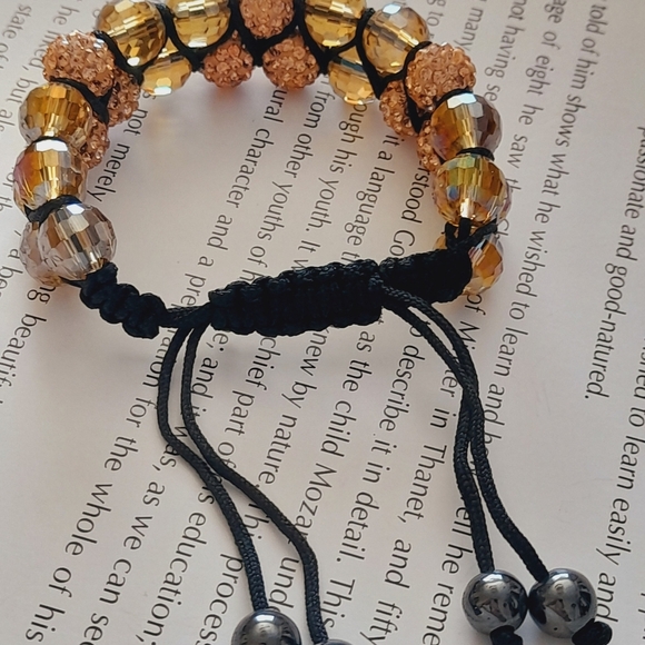 2/$30 Double Chballa Rose Gold Crystal Bracelet - Picture 10 of 10